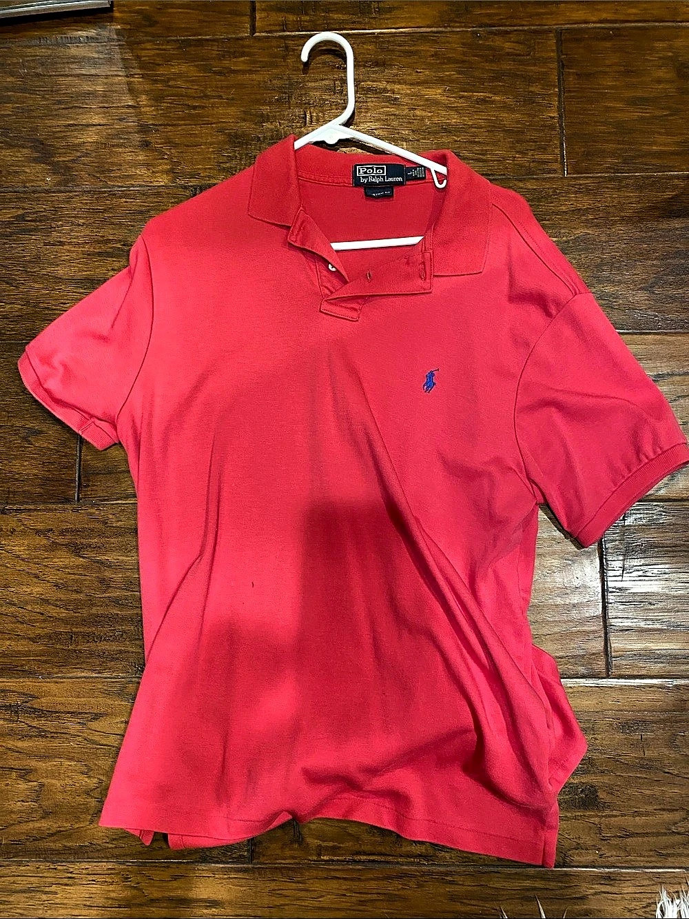 Polo Ralph Lauren Classic Fit Mesh Polo Shirt Pink Medium